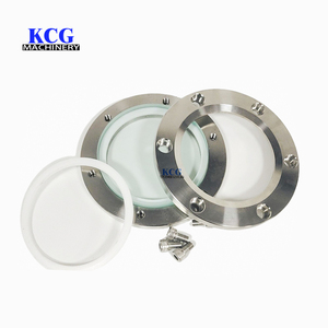Bride de miroir d'observation en verre trempé de qualité sanitaire en acier inoxydable - Product Image 2