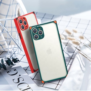 prueba de cubierta del teléfono 2 en 1 híbrido TPU Estuche Duro PC mate funda para teléfono celular para iphone 11 pro max - Product Image 6