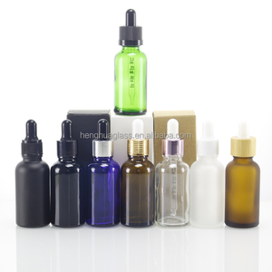 Flacone Contagocce di Lusso da 30ml per Olio Essenziale, Profumo Cosmetico, in Vetro Ambrato Nero Satinato con Confezione - Product Image 2