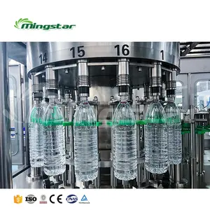 Mingstar bán buôn 40-40-10 monoblock khoáng uống nước tinh khiết điền máy đóng chai cho chai điền dòng