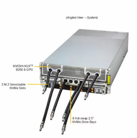 AI VDI 8-GPU 4U机架式服务器 SYS-421GE-NBRT-LCC 双路Xeon 8TB液冷GPU服务器，用于虚拟桌面基础设施
