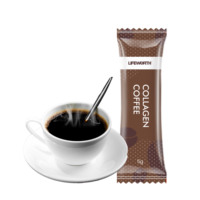 Café noir gourmet au collagène de poisson hydrolysé Lifeworth