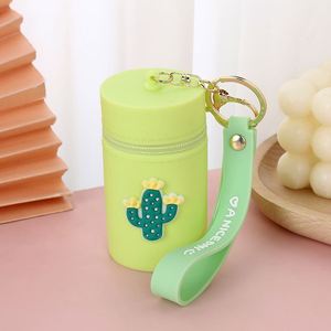 Min Children's Silicone Eco Friendly Bucket Bag Versatile Zero Wallet Earphone Case Cute - Product Image 2