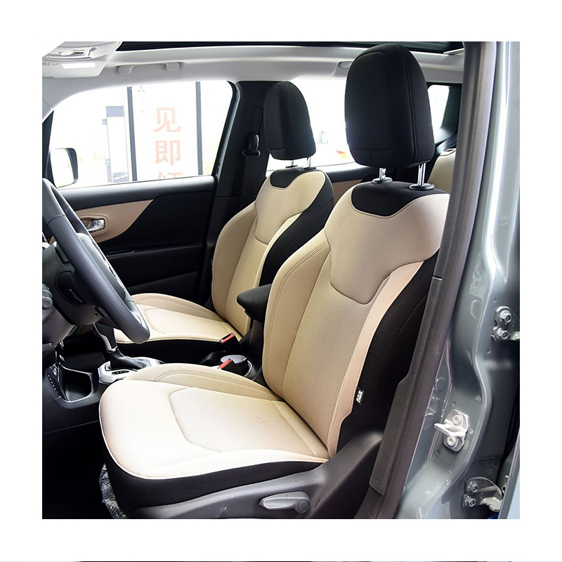 Housse De Siège Auto Universelle 5 Pièces - Similicuir Imperméable - Pour Jeep Cherokee, Compass, Grand Cherokee, Renegade, Wrangler - 2