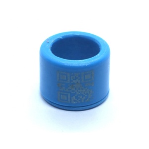 Numéros <span class=keywords><strong>de</strong></span> série étanches durables QR <span class=keywords><strong>Code</strong></span> imprimable 134.2khz 125khz LF RFID anneau <span class=keywords><strong>de</strong></span> pied pour l'identification des poulets - Product Image 1
