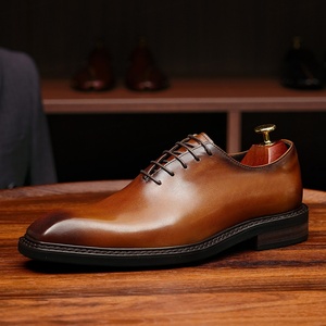 Nuevo Modelo 2025, Zapatos Formales de Novio para Negocios, Color Marrón, con Cordones Oxford, de Cuero Genuino de Alta Gama, para Hombre, con Aumento de Altura - Product Image 5