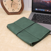 Couverture de carnet de notes durable RR, couverture de carnet de voyage A5, support pour téléphone, organiseur de cartes, couverture de carnet en cuir avec poches