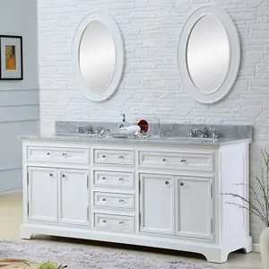 Gabinetes de baño de estilo americano, gabinetes de baño modernos de tocador a la venta, gabinetes de lavabo de baño