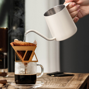 350ml a collo di cigno per caffè a mano a collo di cigno in acciaio inossidabile scala per gocciolare beccuccio per <span class=keywords><strong>caffettiera</strong></span> per campeggio acqua bollente - Product Image 2