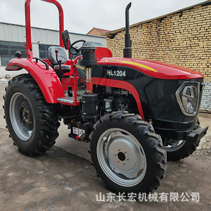 Tracteur à roues 120 CV 4x4 pour usage agricole, moteur diesel rouge, haute productivité - Product Image 5