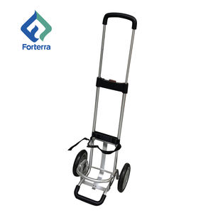 하이 퀄리티 알루미늄 재료 트롤리 바구니 가스 실린더 병원 트롤리 - Product Image 3