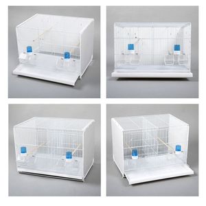 Cage à oiseaux d'élevage double vol de 23 pouces, empilable, avec panneau latéral, emballage carton, bouton-pression durable certifié DOT - Product Image 5