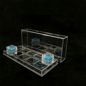 Support de présentation de produits de beauté en acrylique transparent, organisateur de comptoir pour cosmétiques, maquillage et soins de la peau - Product Image 1