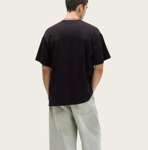 เสื้อยืดคัสตอมพลัสไซส์ทรงหลวมไหล่ตก ผ้าหนา 100% คอตตอน น้ำหนักมาก รับผลิตแบบ OEM เสื้อยืดโอเวอร์ไซส์ทรงบ็อกซี่ - Product Image 2