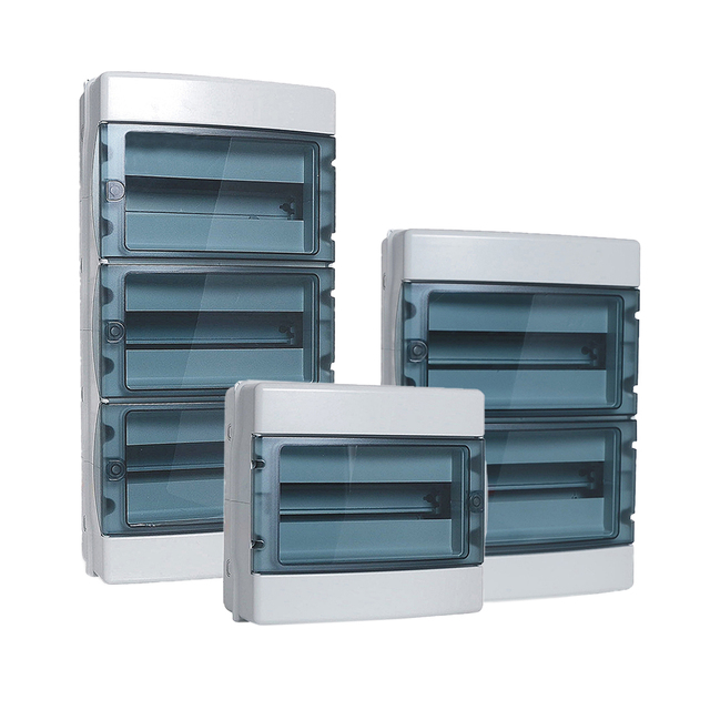 ONESTO Plug in Din Rail IP65 Waterproof Distribution Board 4way 6way 9way 13way 26way 39way 52way Electrical Power Enclosures