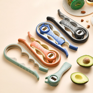 Abrelatas multifuncional 4 en 1, abridor de botellas de bebidas, abridor de tapas de cuatro posiciones, abridor de tapas antideslizante, 2 uds. - Product Image 3