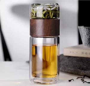 Accessoires pour le thé, 20 ml, bouteilles d'eau, tasses à thé <span class=keywords><strong>en</strong></span> cristal délavé avec filtre, pour voyage et cadeau, meilleures ventes, 380 - Product Image 3