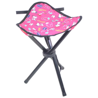 Tabourets pliants triangulaires légers et imperméables en tissu Oxford 600D, avec tube en acier durable, personnalisables et écologiques pour la pêche