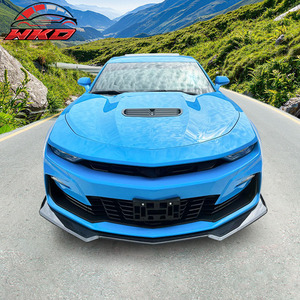 Lèvre de pare-chocs avant pour Chevrolet Camaro 2016-2024, style 1LE, spoiler, imprimé fibre de carbone, diffuseur, protège-menton - Product Image 2