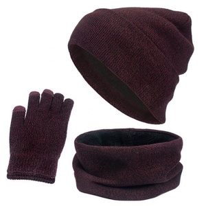 Ensemble 3 pièces bonnet, cache-cou et gants tactiles pour homme et femme – Vente en gros - Product Image 5
