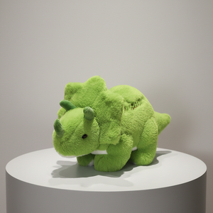 Fluffy Dino dinosaurio de peluche Animal de peluche Stegosaurus juguetes lindo tiranosaurio realista Rex Triceratops Super suave felpa - Product Image 4