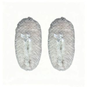 Chaussons d'hiver romantiques antidérapants pour femmes, avec motif cœur, doublure en sherpa et polaire - Product Image 2
