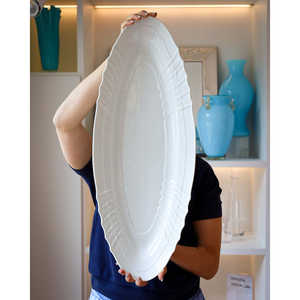 Richard Ginori Elegant Fish <b>Tray</b> Sustainable Serving Platter Old Ginori Decoration <b>Stainless</b> <b>Steel</b> Wood Material Manual - Product Image 3