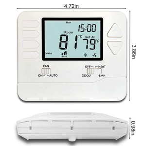 Energy Saving Hvac <strong>Thermostat</strong> 24VDC <strong>Temperature</strong> <strong>Controller</strong> Multistage <strong>Thermostat</strong> For Heat Pump - Product Image 3