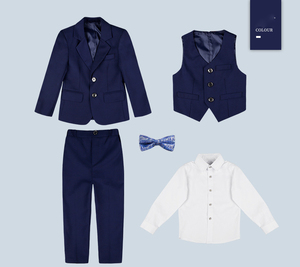 <span class=keywords><strong>Traje</strong></span> Formal Personalizado para Bebés, <span class=keywords><strong>Traje</strong></span> de Fiesta para Niños, <span class=keywords><strong>Traje</strong></span> de Esmoquin para Niños, <span class=keywords><strong>Traje</strong></span> de <span class=keywords><strong>Boda</strong></span> - Product Image 6