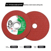 Disque abrasif haute dureté 107*1.2*16mm pour meuleuse d'angle, coupe de l'acier inoxydable et des métaux