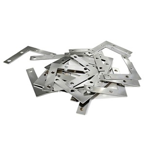 L-shaped Metal Corner Bracket 50x41mm 9mm Thick <b>Silver</b> Right Angle Connector For Picture Frames And Furniture Support - Product Image 3