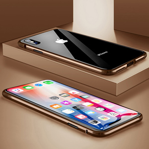 360 del Metallo Della Cassa Del Telefono Magnetico Per il <span class=keywords><strong>iPhone</strong></span> <span class=keywords><strong>11</strong></span> Pro Max Per il Caso di <span class=keywords><strong>iPhone</strong></span> XR X XS Max 6 6S 7 8 più il Doppio Lato Della Copertura di Vetro Temperato - Product Image 4