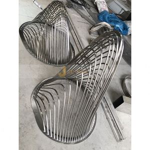 ANW2487 Escultura Decorativa Art Deco de Acero Inoxidable Personalizada de Lujo para Aniversario - Decoración de Ingeniería Metálica 304 China - Product Image 1