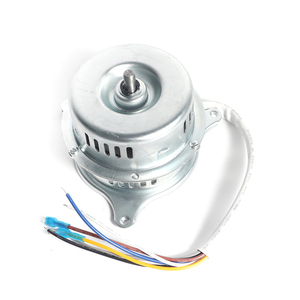 Moteur de hotte aspirante AC sans balais à bobine en aluminium 80 mm 1000 tr/min, boîtier métallique, 208-230V monophasé 1kW, fixation au sol pour - Product Image 1