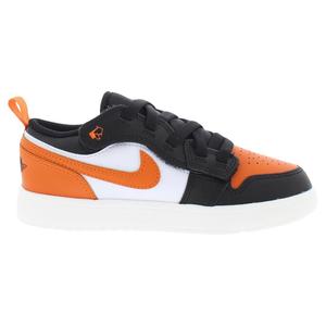 Nike Jordan 1 Low Alt Leather Ps Chaussures pour garçons Black Starfish White Sail Style basketball - Product Image 3