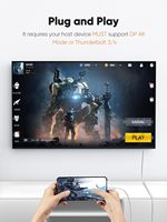 Cable USB C a HDMI CableCreation 4K 30Hz [Compatible con OTG], Adaptador Macho a Macho para iPhone 15, MacBook, Samsung a TV, Proyector