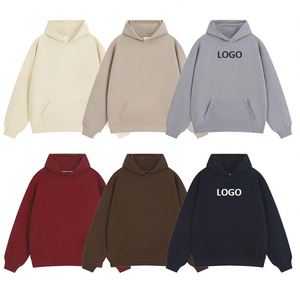 เสื้อฮู้ดดี้ทรงบ็อกซี่ผ้าคอตตอนหนา 500gsm 100% สำหรับฤดูหนาว  แบบสวมหัว  ผ้าคอตตอนฟอก  สำหรับผู้ชาย  สามารถสั่งทำได้ - Product Image 2