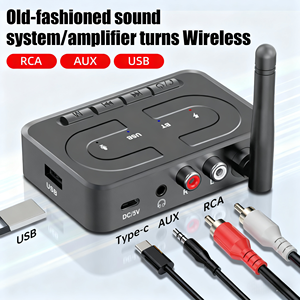 Nouveau <span class=keywords><strong>récepteur</strong></span> audio <span class=keywords><strong>Bluetooth</strong></span> 6.0 3,5 mm AUX RCA avec micro, adaptateur sans fil stéréo <span class=keywords><strong>HIFI</strong></span>, prise en charge de la clé USB <span class=keywords><strong>pour</strong></span> haut-parleur de voiture, amplificateur - Product Image 1