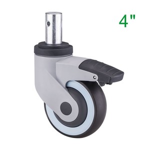 Y tế <span class=keywords><strong>Caster</strong></span> bánh xe với phanh GiườNg BệNh Nhân <span class=keywords><strong>Caster</strong></span> y tế <span class=keywords><strong>Caster</strong></span> với khóa TPR <span class=keywords><strong>Caster</strong></span> - Product Image 1