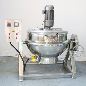 300 Lít Thép Không Gỉ Hai Lớp Nấu Ăn Nồi Điện Gas Hơi Nước Sưởi Ấm Vỏ Bọc Ấm Đun Nước Với Khuấy - Product Image 5