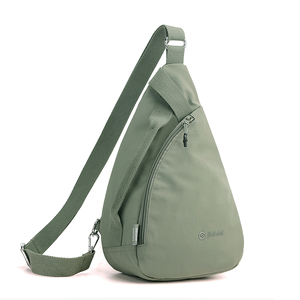 Sac à bandoulière antivol unisexe personnalisé en gros Nouveau design Sac de poitrine léger avec doublure en nylon et polyester imperméable à l'eau Fermeture éclair - Product Image 2