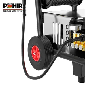 Machine à laver électrique à haute pression POHIR-509 nettoyeur à jet d'eau de pompe de lave-auto