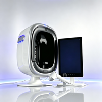 Analyseur de peau professionnel 3D AI Magic Mirror à 8 spectres avec sonde portative pour le cuir chevelu, idéal pour les centres esthétiques