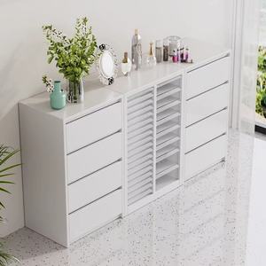 Modern Simple Custom Retail Wall Shelving Racks Cosmetics Beauty Product Display Cabinet with Lowest Price for <b>Nail</b> Salon - Product Image 1