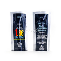 Sachets de gel énergétique de 15 ml et 30 ml, logo personnalisé imprimé, sachet écologique, doypack, pochette debout