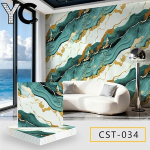 Adesivi Murali in <span class=keywords><strong>PVC</strong></span> Lucido Moderno <span class=keywords><strong>per</strong></span> <span class=keywords><strong>Bagno</strong></span>, Decorazione Casa, Adesivi <span class=keywords><strong>per</strong></span> Piastrelle Effetto Marmo con Motivi Geometrici - Product Image 3