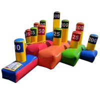 Jeux sportifs gonflables pour la maison et les jardins, lancer le cercle, lancer l'anneau, jeu de lancer d'anneaux gonflable