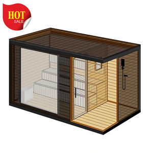 Bon prix, beau <span class=keywords><strong>sauna</strong></span> et bain de glace, <span class=keywords><strong>sauna</strong></span> russe personnalisable pour 2 à 8 personnes avec vapeur humide - Product Image 4