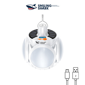 Lámpara LED COB Smiling Shark, Recargable por USB, para Montaje en Techo, Iluminación Interior y Exterior - Product Image 5
