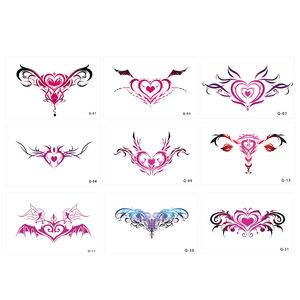 Adesivi per <span class=keywords><strong>Tatuaggi</strong></span> Temporanei Impermeabili Sexy per Adulti, <span class=keywords><strong>Tatuaggi</strong></span> Corporei Stampati su Materiale Cartaceo Resistente - Product Image 2